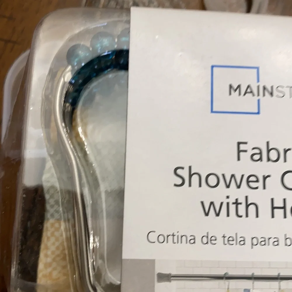 Shower Curtain with Hooks